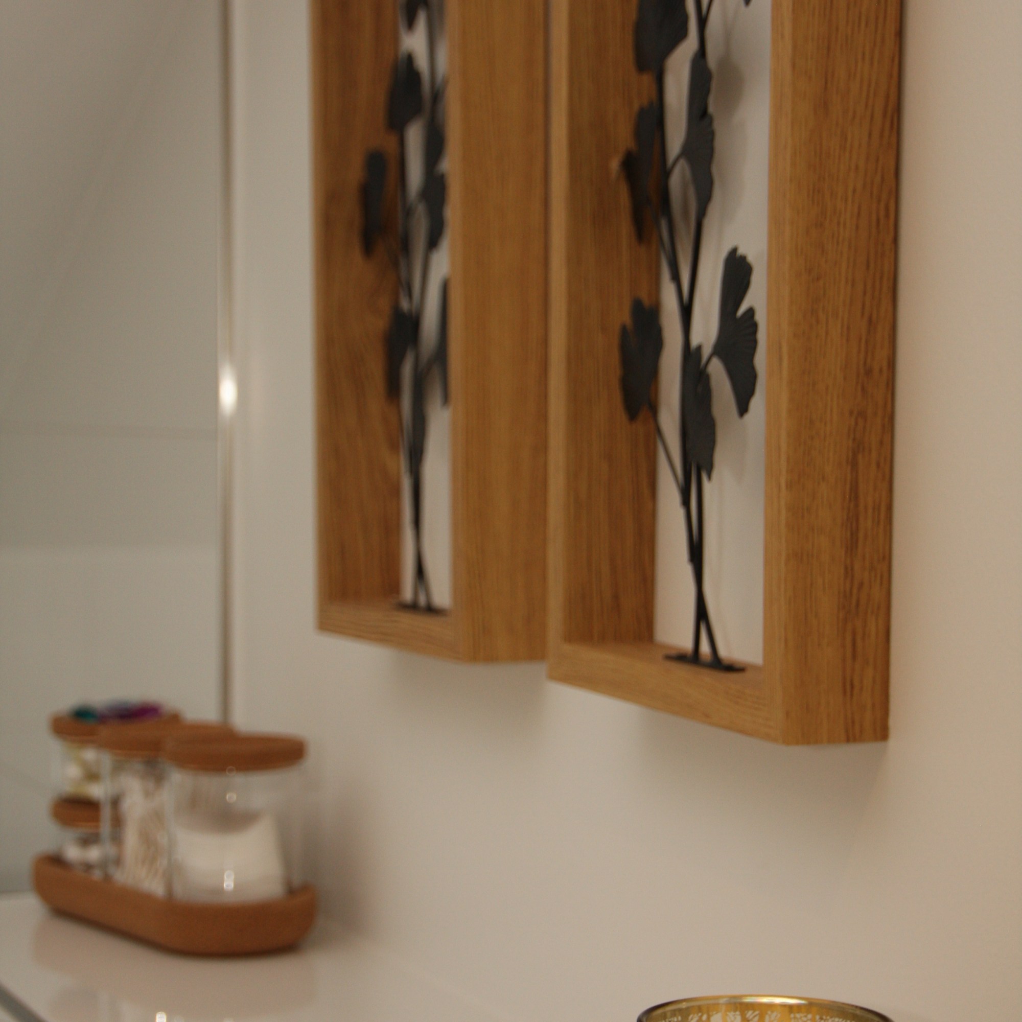 Dekorative Wandbilder im Bad