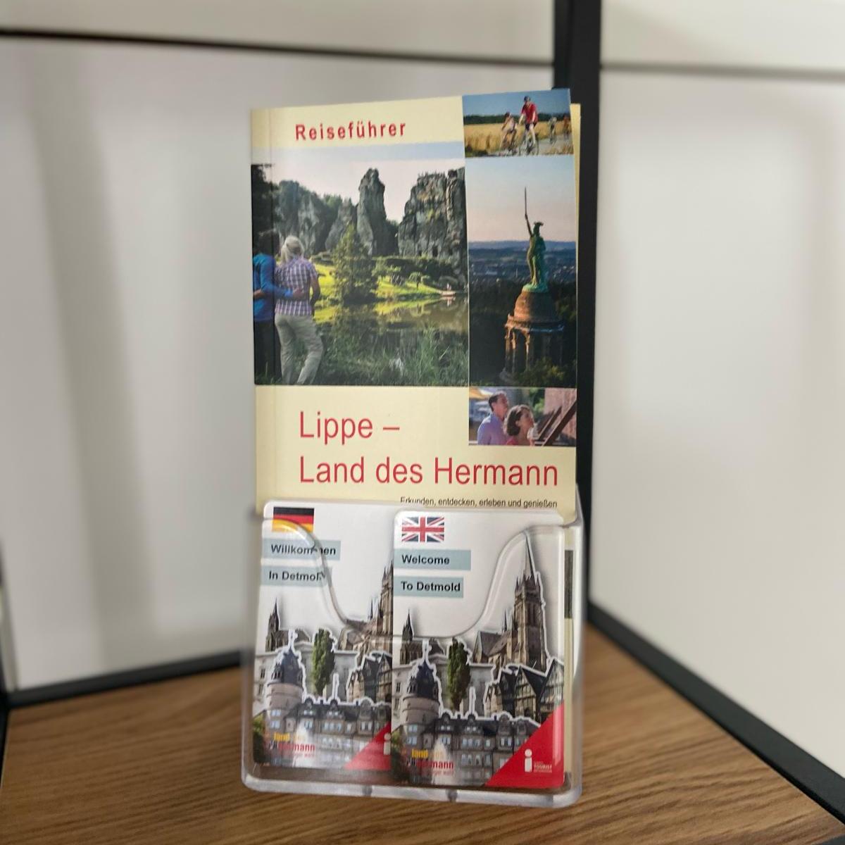 Infobroschüren stehen Dir im Apartment zur Verfügung